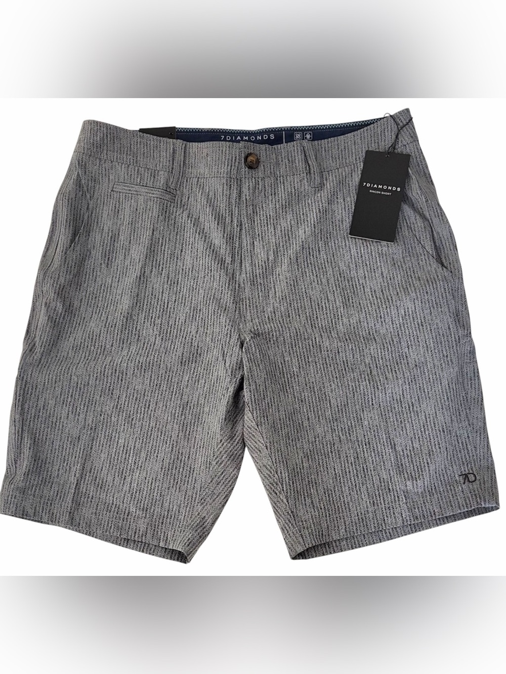 7 Diamonds Performance Golf Shorts Mens Sz 33 4 Way Stretch Water Resistant NEW